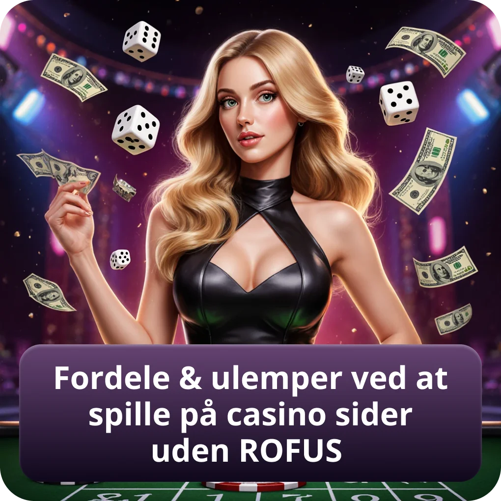 Fordele og ulemper ved at spille på casinosider uden ROFUS