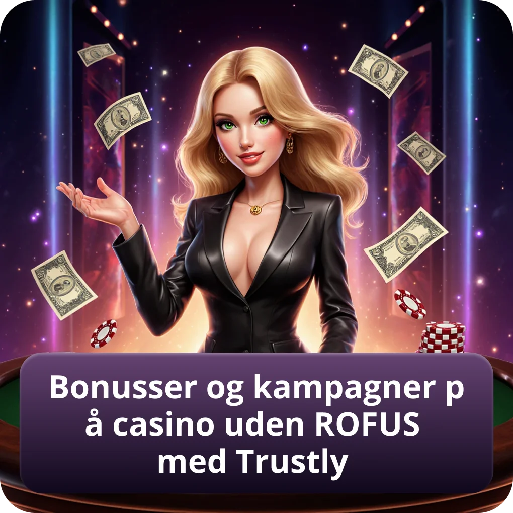 Bonusser og tilbud på casinoer uden ROFUS der bruger Trustly