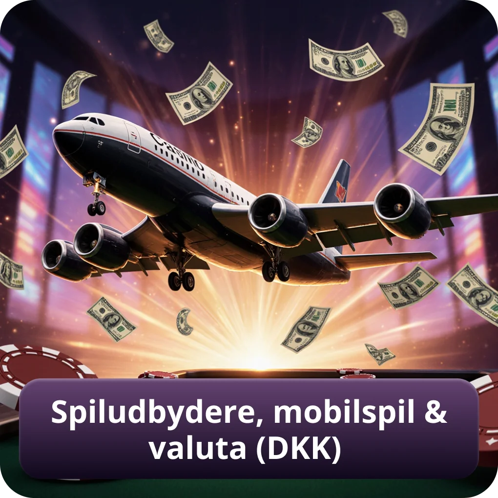 Spiludbydere, mobilspil og valuta muligheder i DKK