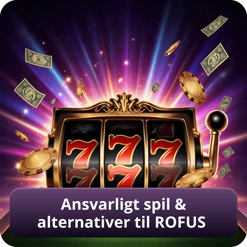 Ansvarligt spil og selvudelukningsalternativer til ROFUS