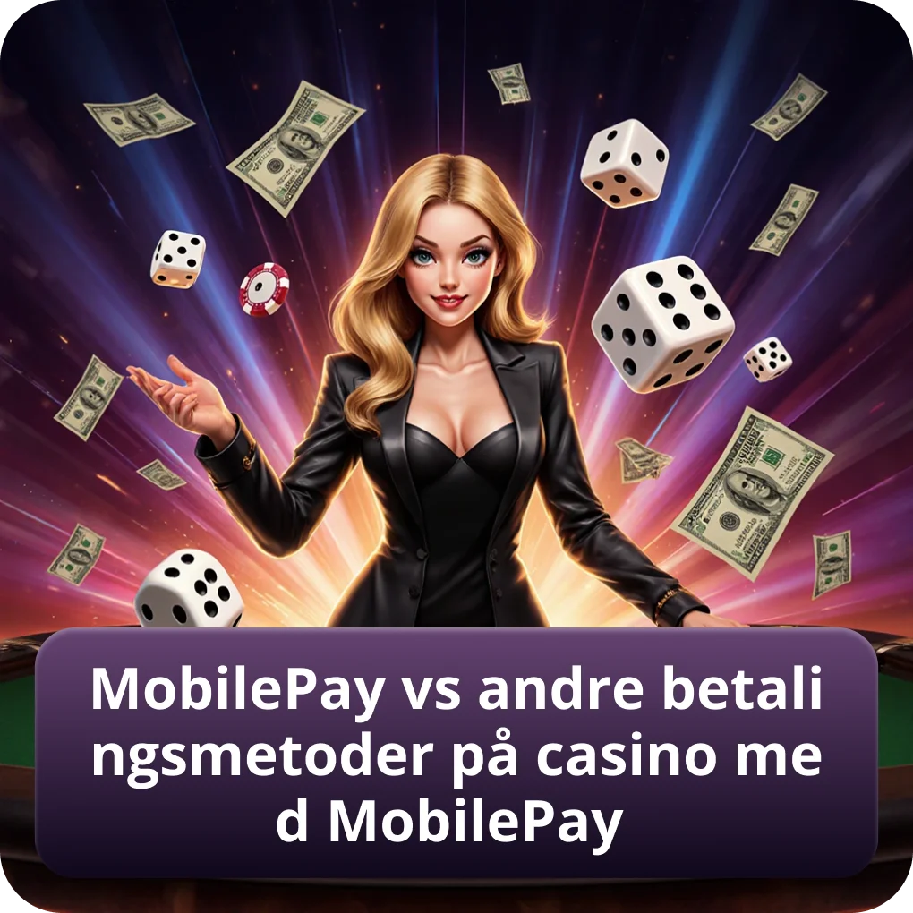 MobilePay sammenlignet med andre betalingsmetoder på casino uden ROFUS
