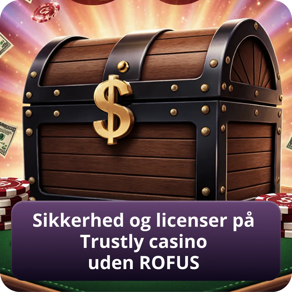 Sikkerhed og licensforhold på Trustly casinoer uden ROFUS