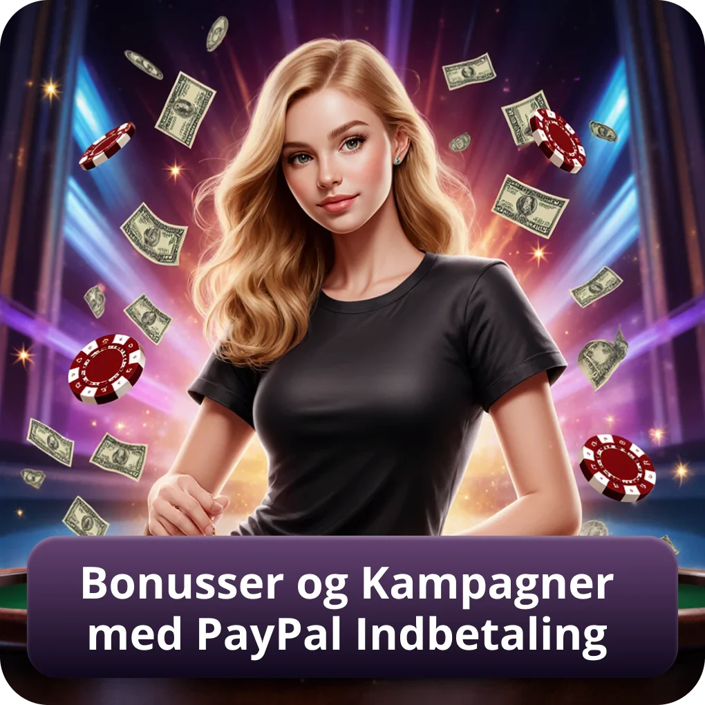 Eksklusive bonusser og kampagner når du indbetaler med PayPal på casino uden ROFUS Bonusser og kampagner tilgængelige ved PayPal-indbetaling på casino
