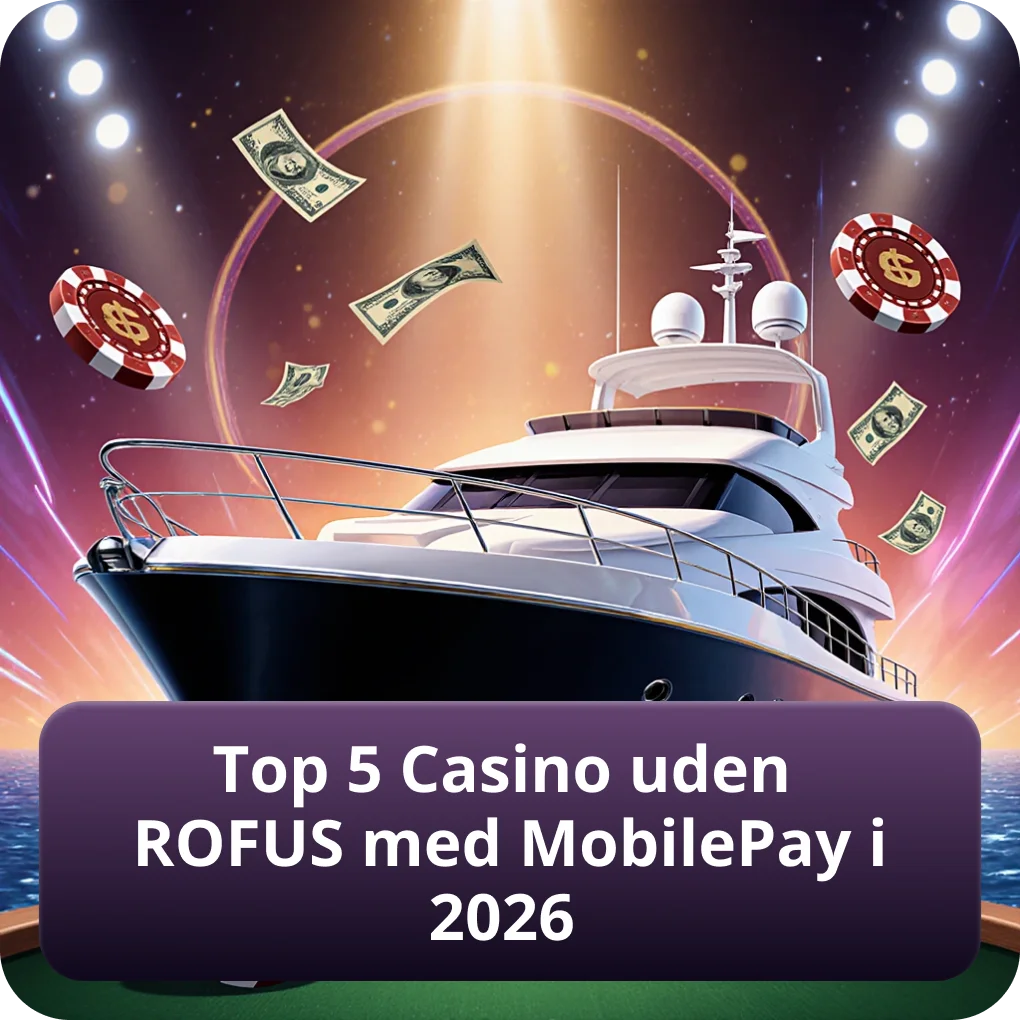 Top 5 Casinoer uden ROFUS med MobilePay i 2026